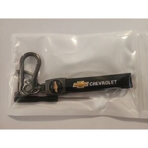 Chevrolet Luxury Leather Keychain‎ Keyring Chevrolet Logo